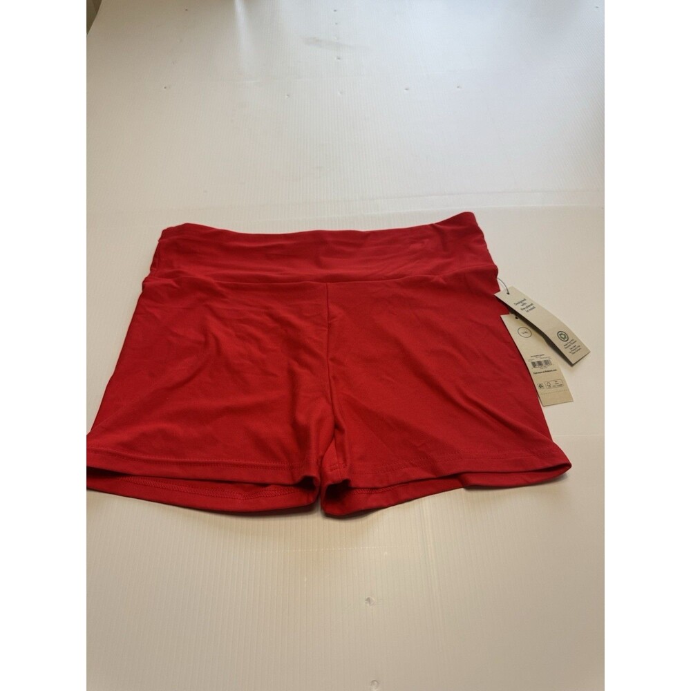 No Boundaries Girls Shorty Shorts Red Fire L/XL NWT Stretch Athletic